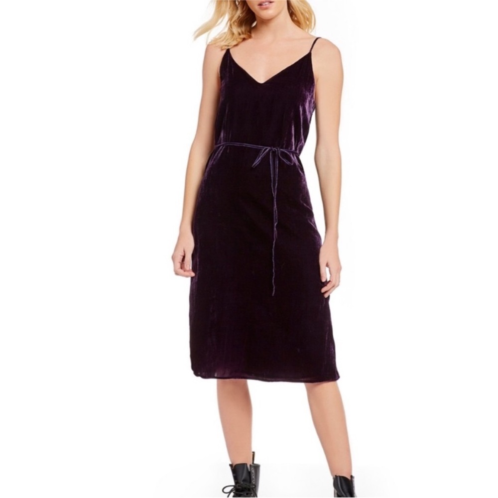 NWOT Cupcakes & Cashmere Deep Purple Dress